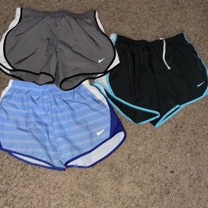 3 pack of nike shorts girls L